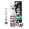 Soccer Metal mug thermos, double wall, 550ml