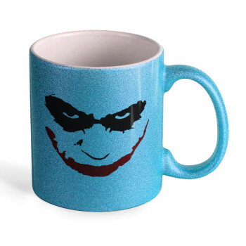 The joker smile, Κούπα Σιέλ Glitter που γυαλίζει, κεραμική, 330ml