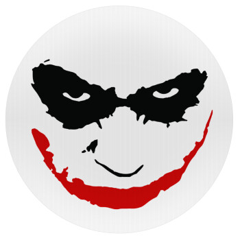 The joker smile, Mousepad Round 20cm