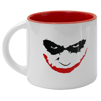 The joker smile, Κούπα κεραμική 400ml Λευκή/Κόκκινη