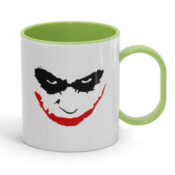 The joker smile, Κούπα (πλαστική) (BPA-FREE) Polymer Πράσινη για παιδιά, 330ml