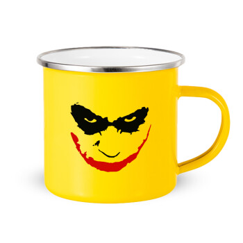 The joker smile, Κούπα Μεταλλική εμαγιέ Κίτρινη 360ml