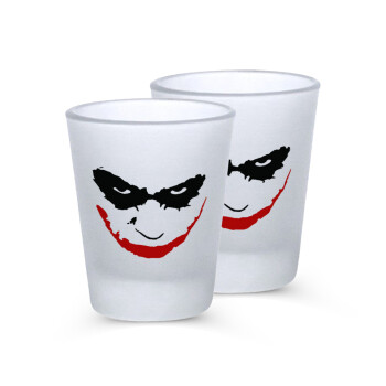 The joker smile, Σφηνοπότηρα γυάλινα 45ml του πάγου (2 τεμάχια)