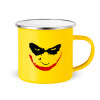 Yellow Enamel Metallic Cup 360ml
