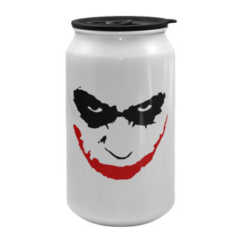The joker smile, Κούπα ταξιδιού μεταλλική με καπάκι (tin-can) 500ml