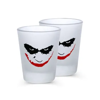 The joker smile, Σφηνοπότηρα γυάλινα 45ml του πάγου (2 τεμάχια)