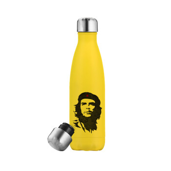 Che Guevara, Μεταλλικό παγούρι θερμός Κίτρινος (Stainless steel), διπλού τοιχώματος, 500ml