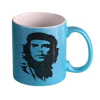 Che Guevara, Κούπα Σιέλ Glitter που γυαλίζει, κεραμική, 330ml