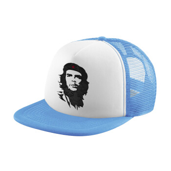 Che Guevara, Καπέλο Soft Trucker με Δίχτυ Γαλάζιο/Λευκό
