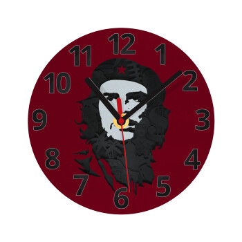 Che Guevara, Ρολόι τοίχου γυάλινο (20cm)