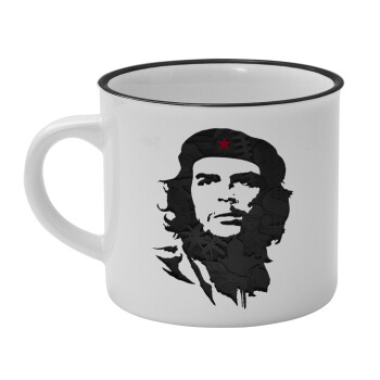 Che Guevara, Κούπα κεραμική vintage Λευκή/Μαύρη 230ml