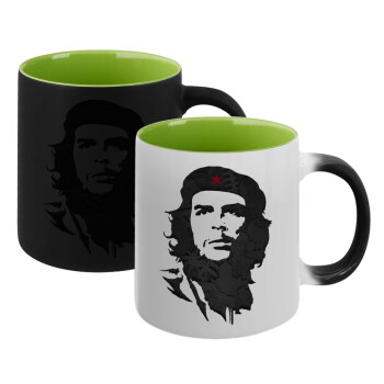 Che Guevara, Κούπα Μαγική εσωτερικό πράσινο, κεραμική 330ml που αλλάζει χρώμα με το ζεστό ρόφημα