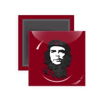 Che Guevara, Μαγνητάκι ψυγείου τετράγωνο διάστασης 5x5cm