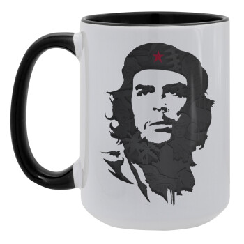 Che Guevara, Κούπα Mega 15oz, κεραμική Μαύρη, 450ml