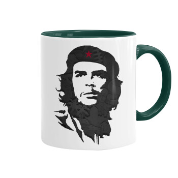 Che Guevara, Κούπα χρωματιστή πράσινη, κεραμική, 330ml