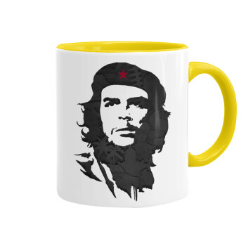 Che Guevara, Mug colored yellow, ceramic, 330ml