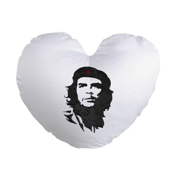 Che Guevara, Μαξιλάρι καναπέ καρδιά 40x40cm περιέχεται το  γέμισμα