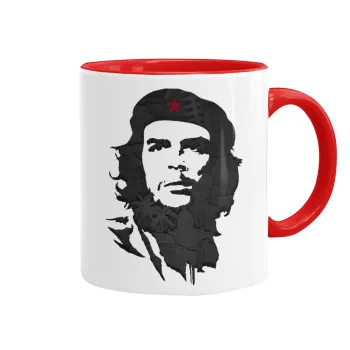 Che Guevara, Κούπα χρωματιστή κόκκινη, κεραμική, 330ml