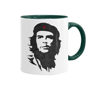 Che Guevara, Κούπα χρωματιστή πράσινη, κεραμική, 330ml