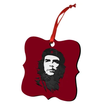 Che Guevara, Στολίδι Χριστουγεννιάτικο στολίδι polygon ξύλινο 7.5cm