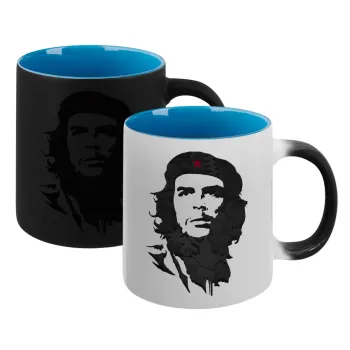 Che Guevara, Κούπα Μαγική εσωτερικό μπλε, κεραμική 330ml που αλλάζει χρώμα με το ζεστό ρόφημα