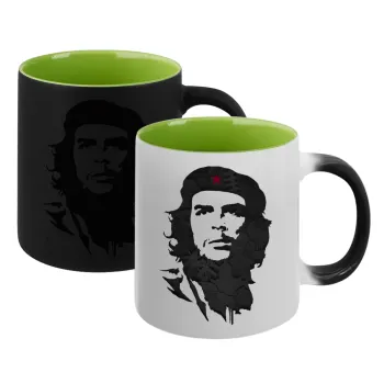 Che Guevara, Κούπα Μαγική εσωτερικό πράσινο, κεραμική 330ml που αλλάζει χρώμα με το ζεστό ρόφημα