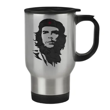 Che Guevara, Stainless steel travel mug with lid, double wall 450ml