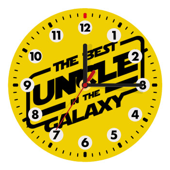 The Best UNCLE in the Galaxy, Wooden wall clock (20cm)
