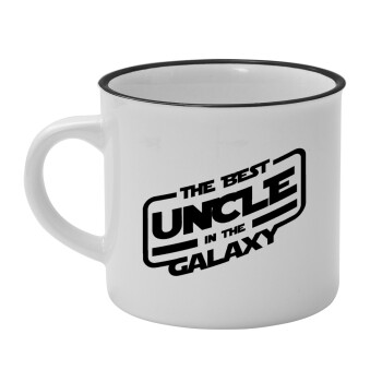 The Best UNCLE in the Galaxy, Κούπα κεραμική vintage Λευκή/Μαύρη 230ml