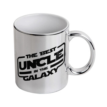 The Best UNCLE in the Galaxy, Mug ceramic, silver mirror, 330ml