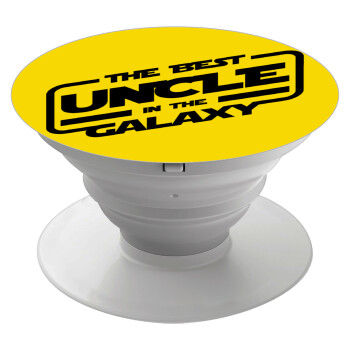 The Best UNCLE in the Galaxy, Phone Holders Stand  White Hand-held Mobile Phone Holder