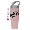 Pink color, 890ml (30oz) stainless Steel Tumbler with Handle