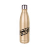 Glitter gold stainless steel thermos bottle, double-walled, 500ml