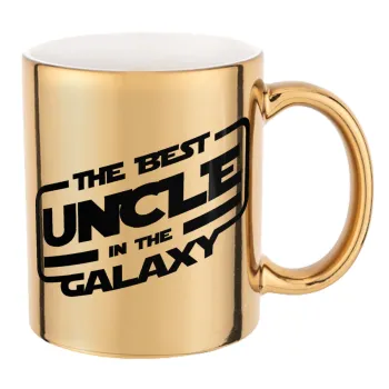 The Best UNCLE in the Galaxy, Mug ceramic, gold mirror, 330ml