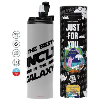 The Best UNCLE in the Galaxy, Tumbler stainless steel GREY 600ml