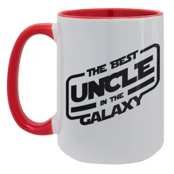 The Best UNCLE in the Galaxy, Κούπα Mega 15oz, κεραμική Κόκκινη, 450ml