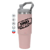 Pink color, 890ml (30oz) stainless Steel Tumbler with Handle