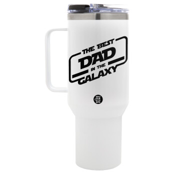 The Best DAD in the Galaxy, Mega Stainless steel Tumbler with lid, double wall 1,2L