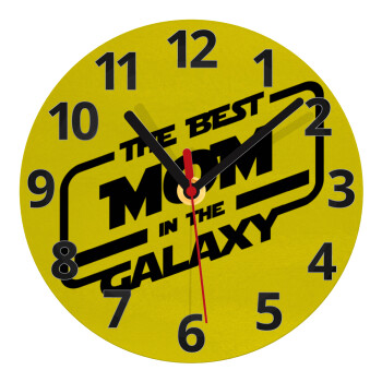 The Best MOM in the Galaxy, Ρολόι τοίχου γυάλινο (20cm)