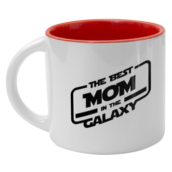 The Best MOM in the Galaxy, Κούπα κεραμική 400ml Λευκή/Κόκκινη