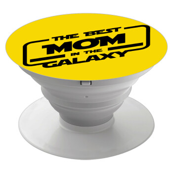 The Best MOM in the Galaxy, Phone Holders Stand  White Hand-held Mobile Phone Holder