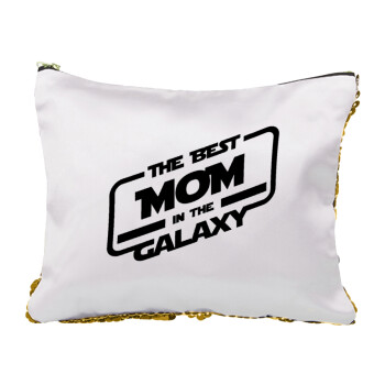 The Best MOM in the Galaxy, Τσαντάκι νεσεσέρ με πούλιες (Sequin) Χρυσό