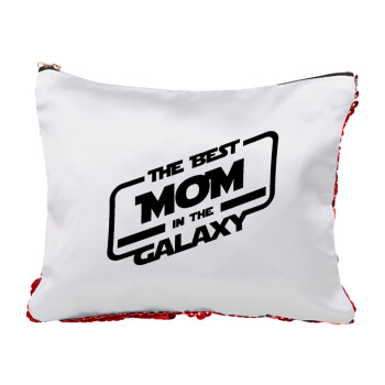 The Best MOM in the Galaxy, Τσαντάκι νεσεσέρ με πούλιες (Sequin) Κόκκινο