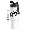 Mega Stainless steel Tumbler with lid, double wall 1,2L