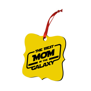 The Best MOM in the Galaxy, Χριστουγεννιάτικο στολίδι polygon ξύλινο 7.5cm