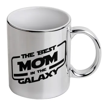 The Best MOM in the Galaxy, Mug ceramic, silver mirror, 330ml