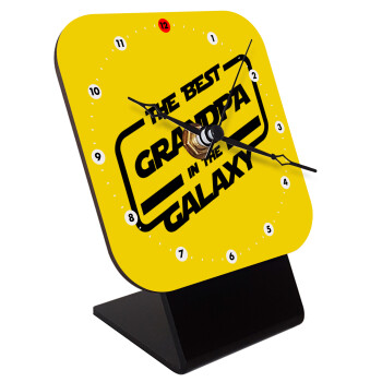 The Best GRANDPA in the Galaxy, Επιτραπέζιο ρολόι ξύλινο με δείκτες (10cm)