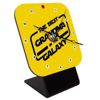 The Best GRANDMA in the Galaxy, Επιτραπέζιο ρολόι ξύλινο με δείκτες (10cm)