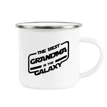 The Best GRANDMA in the Galaxy, Metallic enamel cup white 360ml