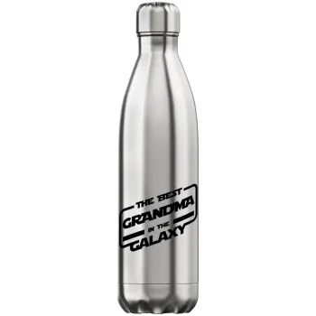 The Best GRANDMA in the Galaxy, Μεταλλικό παγούρι θερμός Inox (Stainless steel), διπλού τοιχώματος, 750ml